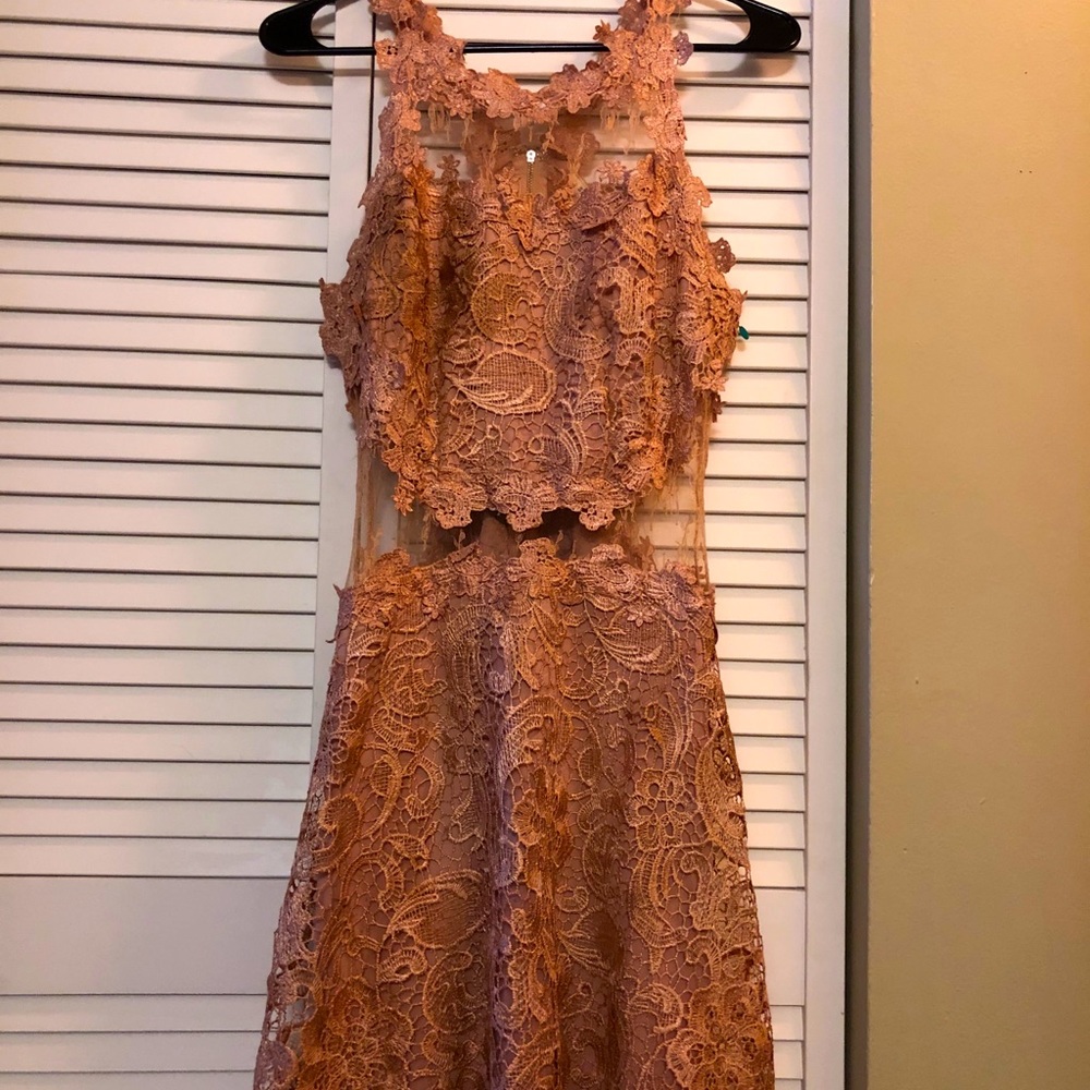 Soiéblu lace formal dress